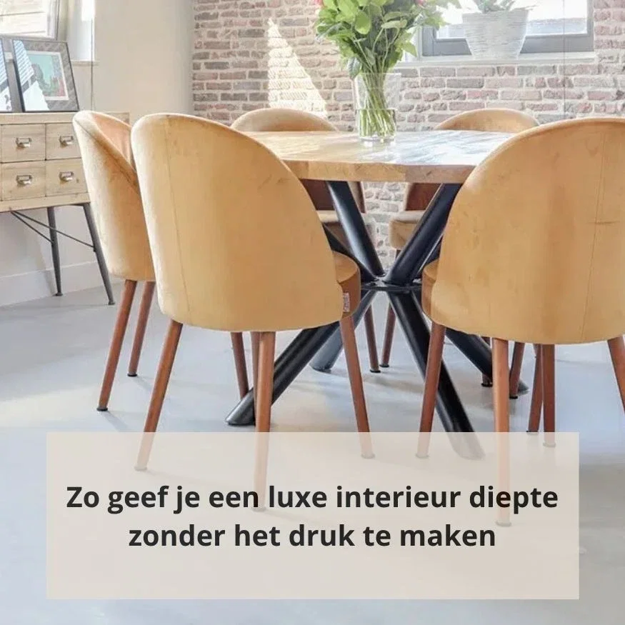 Zo geef je een luxe interieur diepte zonder het druk te maken