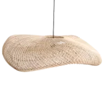 Wave  rotan hanglamp XL - Ø90x22 cm - Afbeelding 11