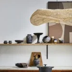 Wave  rotan hanglamp XL - Ø90x22 cm - Afbeelding 12