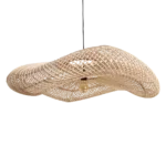 Wave  rotan hanglamp XL - Ø90x22 cm - Afbeelding 3