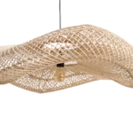 Wave  rotan hanglamp XL - Ø90x22 cm - Afbeelding 5