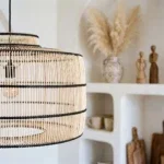 Stella rotan hanglamp - 61x61x36 cm - Afbeelding 6